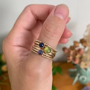 RESERVED FOR MOLLY - Remaining balance on custom stacker ring set