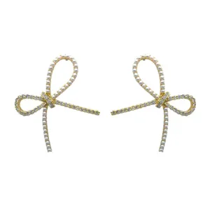 Ribbon Stud Earrings