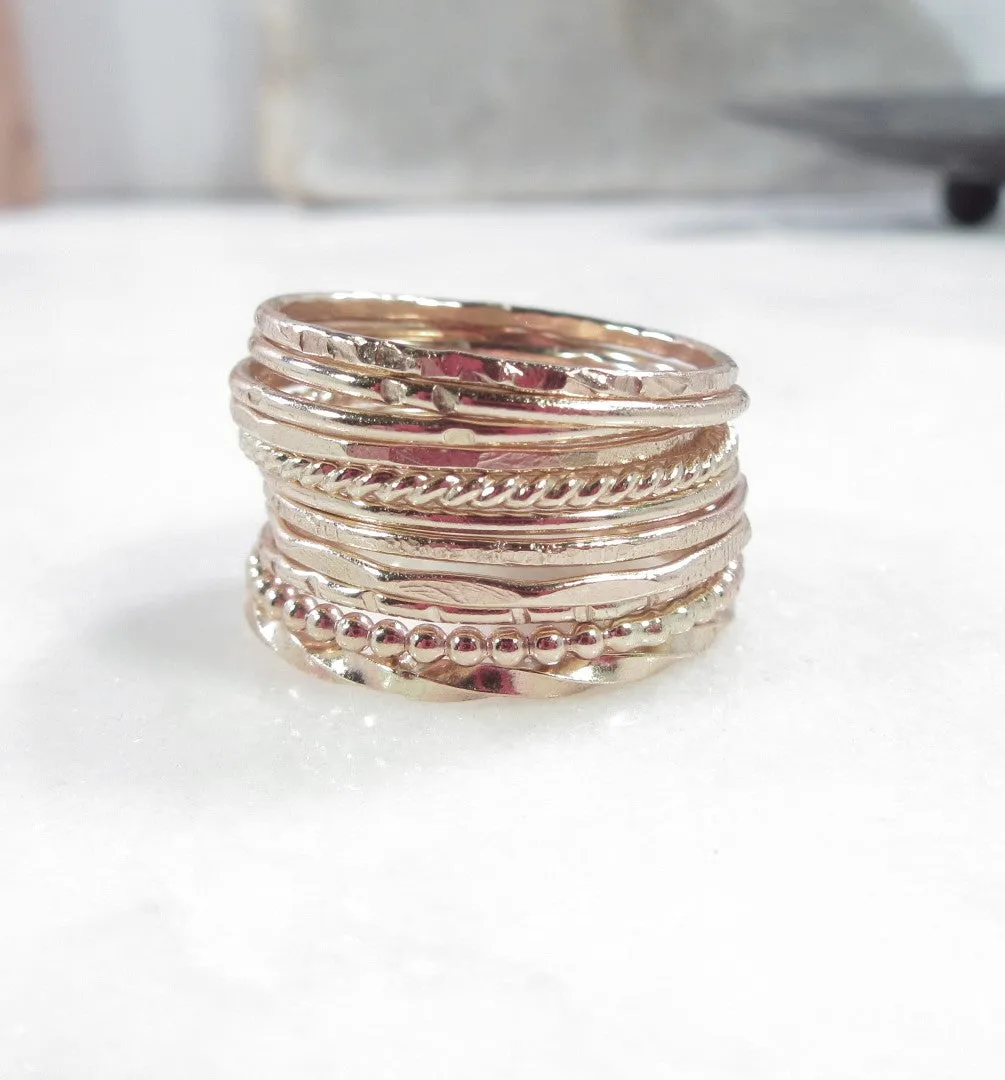 Rings Twist 1mm wide Choose Your Metal and Size