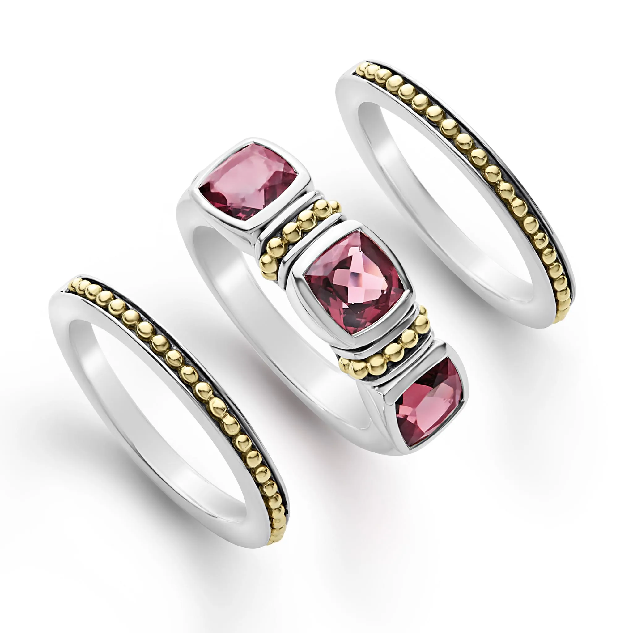 Rittenhouse Rhodolite Garnet Stacking Rings