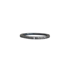 Ritual Ring in Oxidized Silver