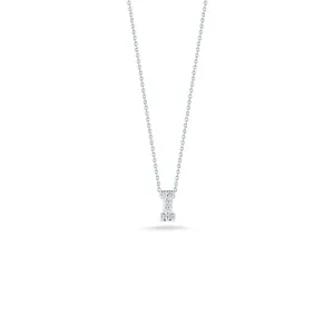 Roberto Coin Tiny Treasures Diamond Love Letter “I” Necklace