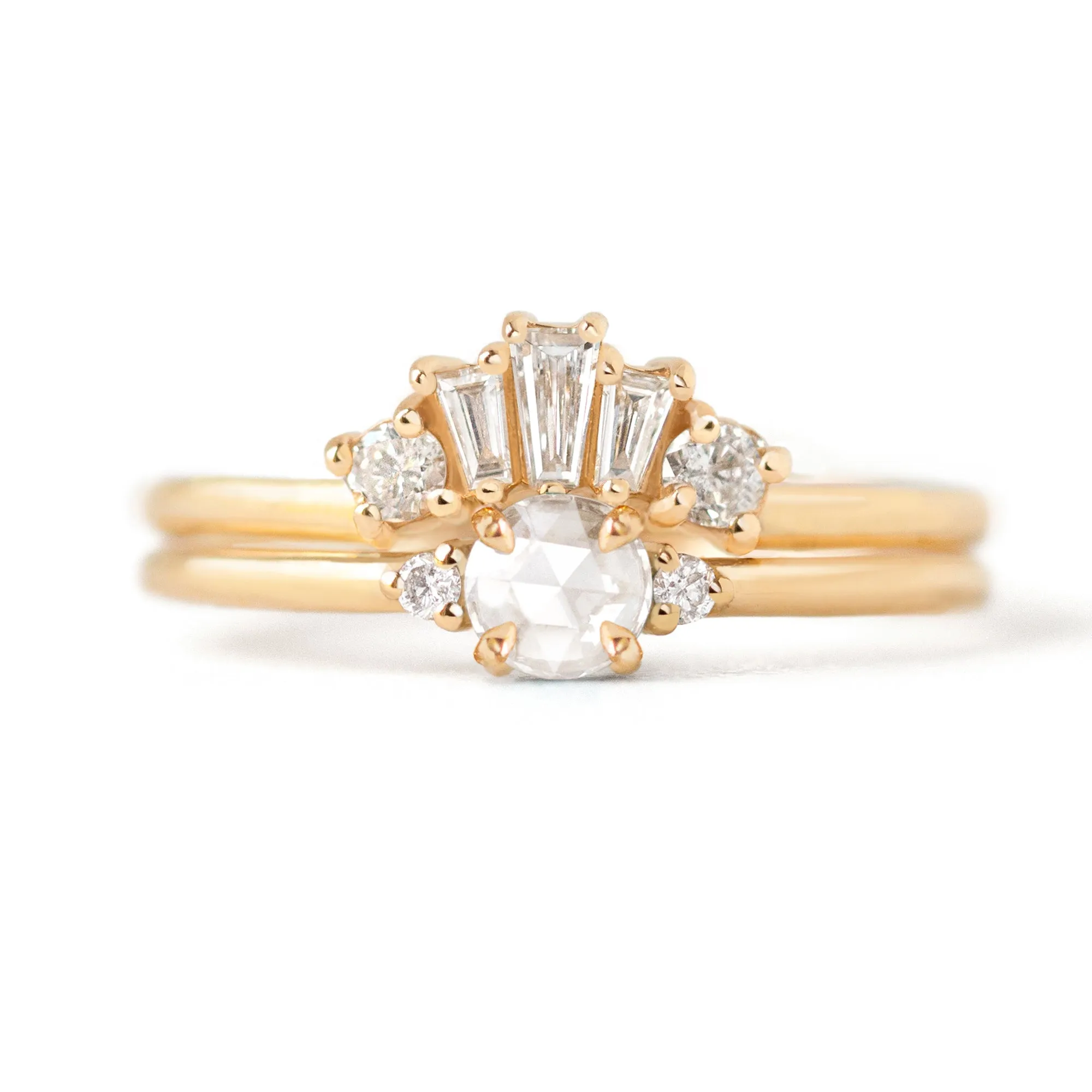 Rose Cut Diamond Madison Ring