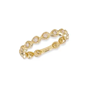Round Diamond Pear Set Ring