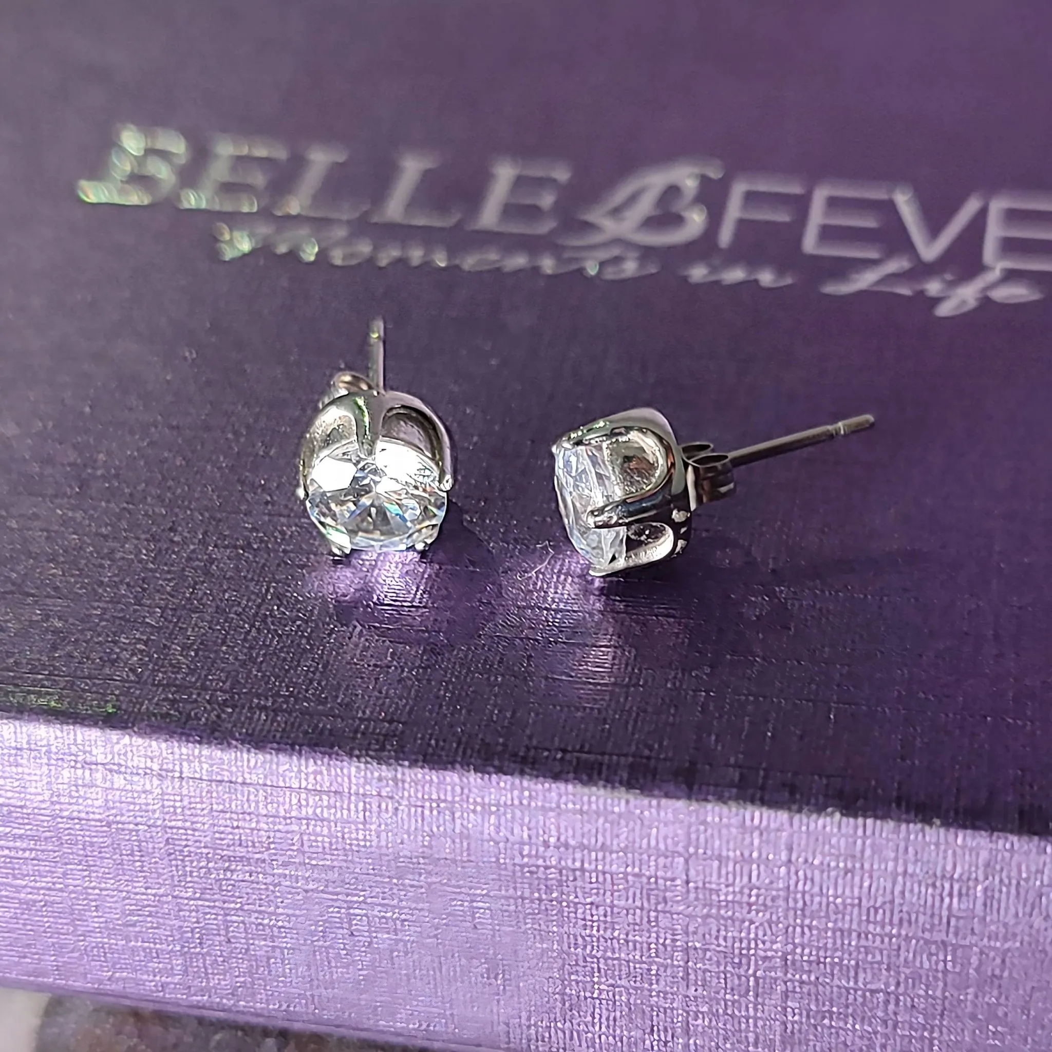 Round Stud Earrings