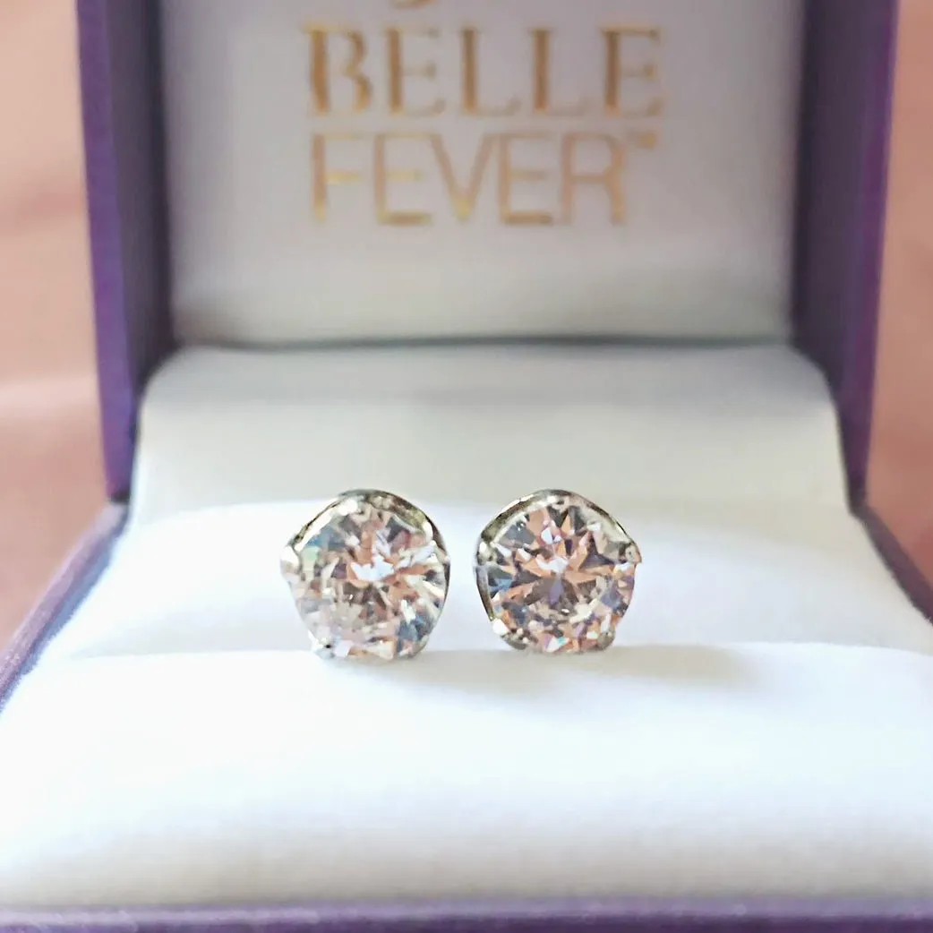Round Stud Earrings