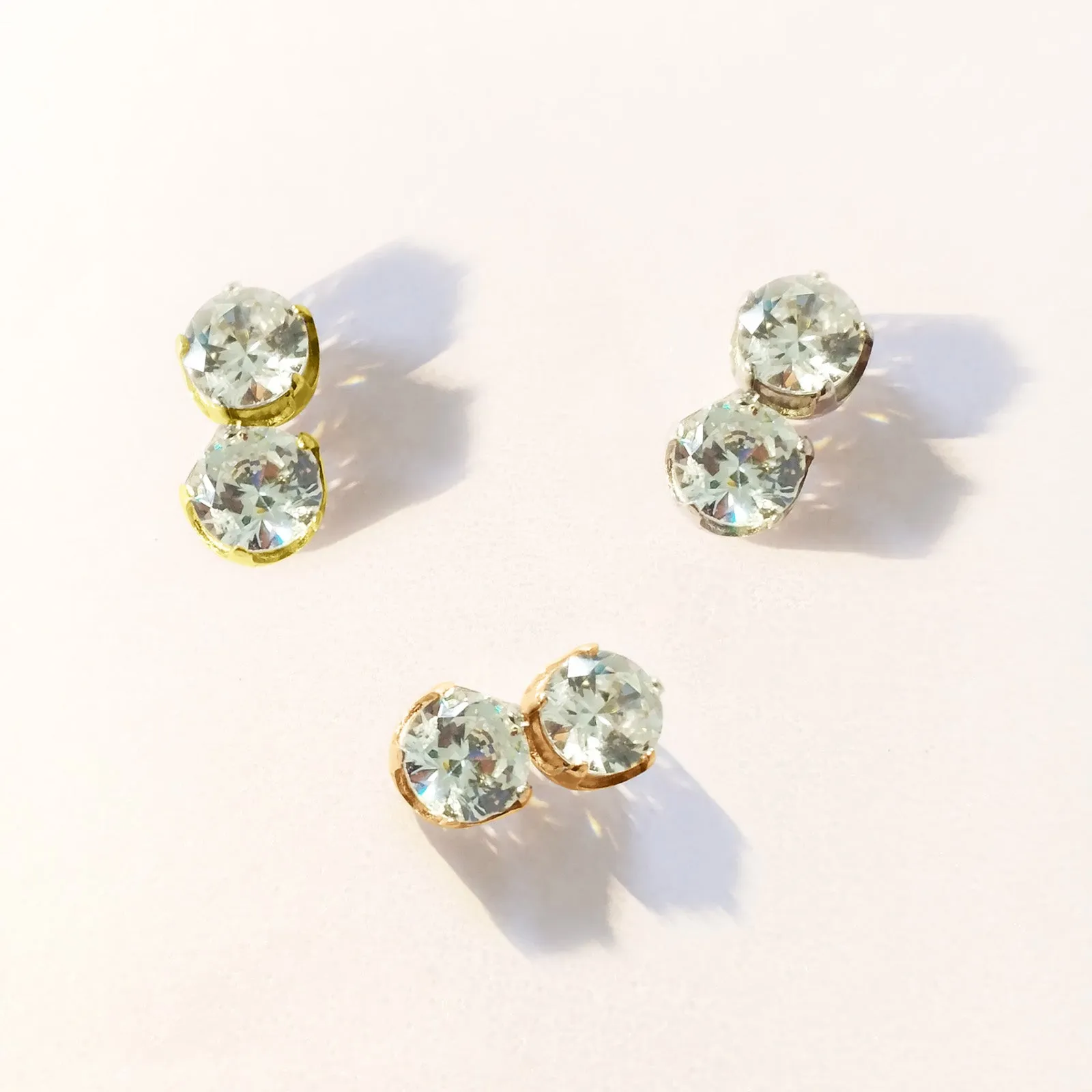 Round Stud Earrings