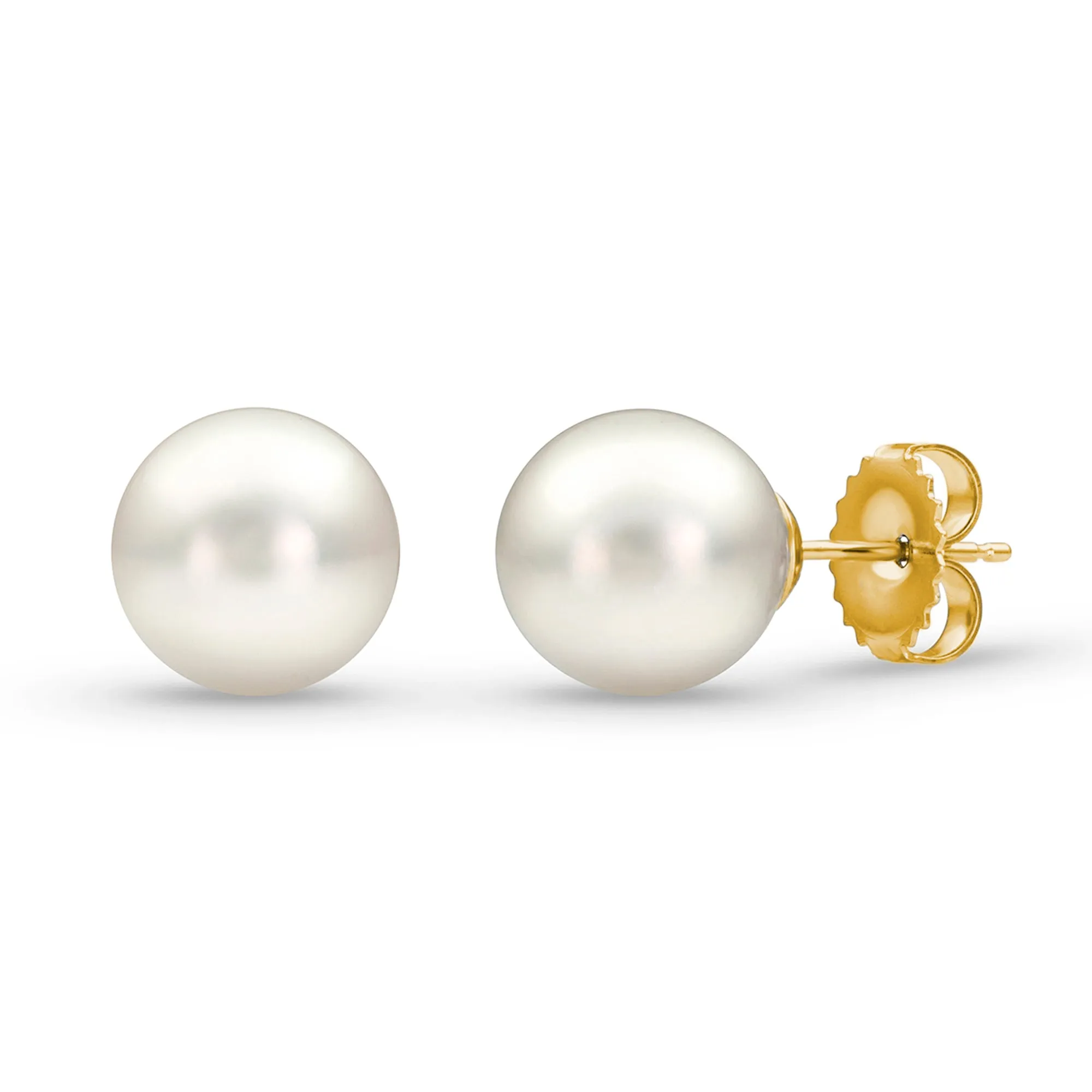 Sabel Collection 14K Yellow Gold Pearl Stud Earrings