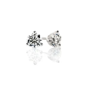 Sabel Collection Round Cut Diamond Studs in .30-.35cttw Weight
