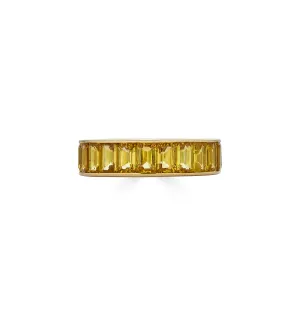 Sabel Collection Yellow Sapphire Eternity Band