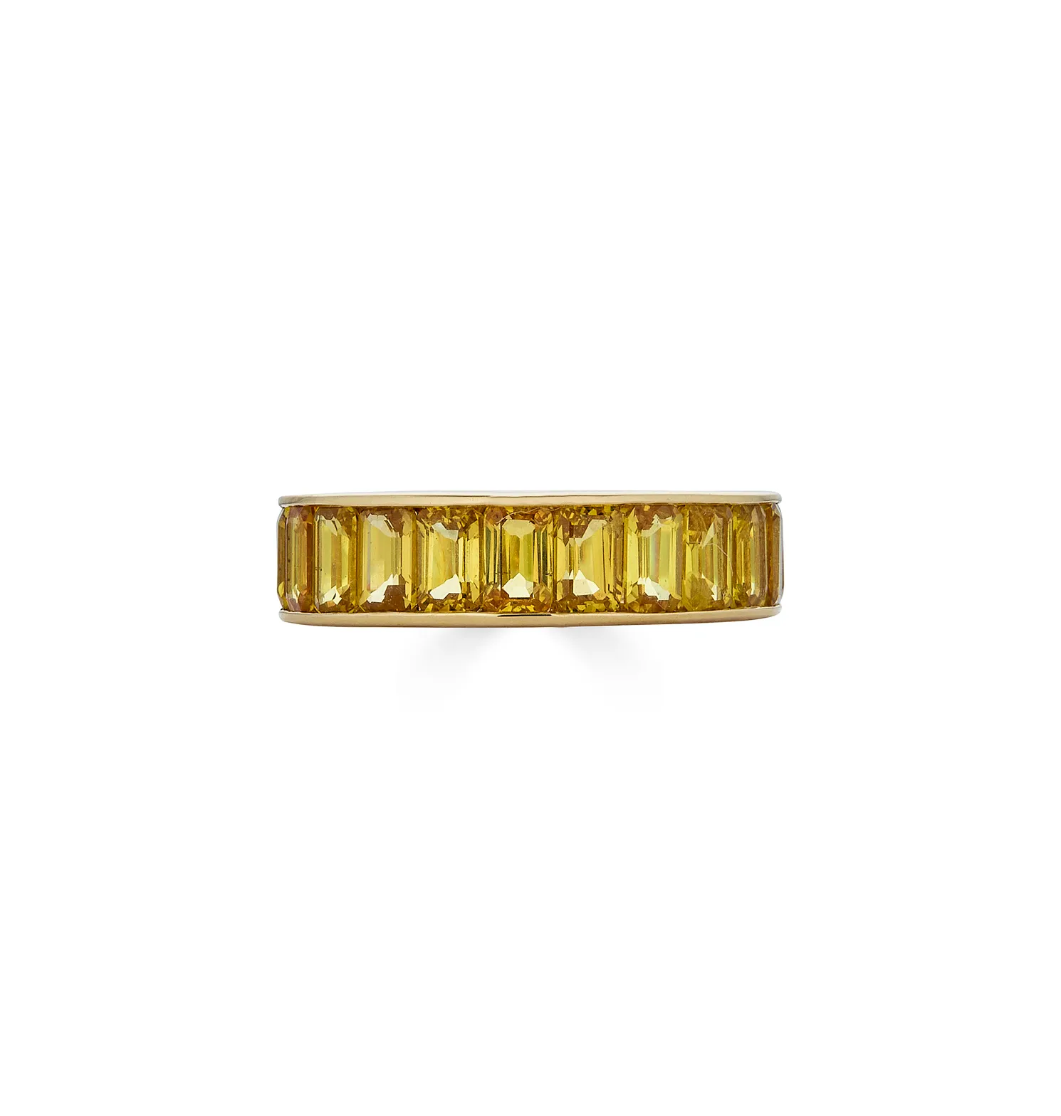 Sabel Collection Yellow Sapphire Eternity Band