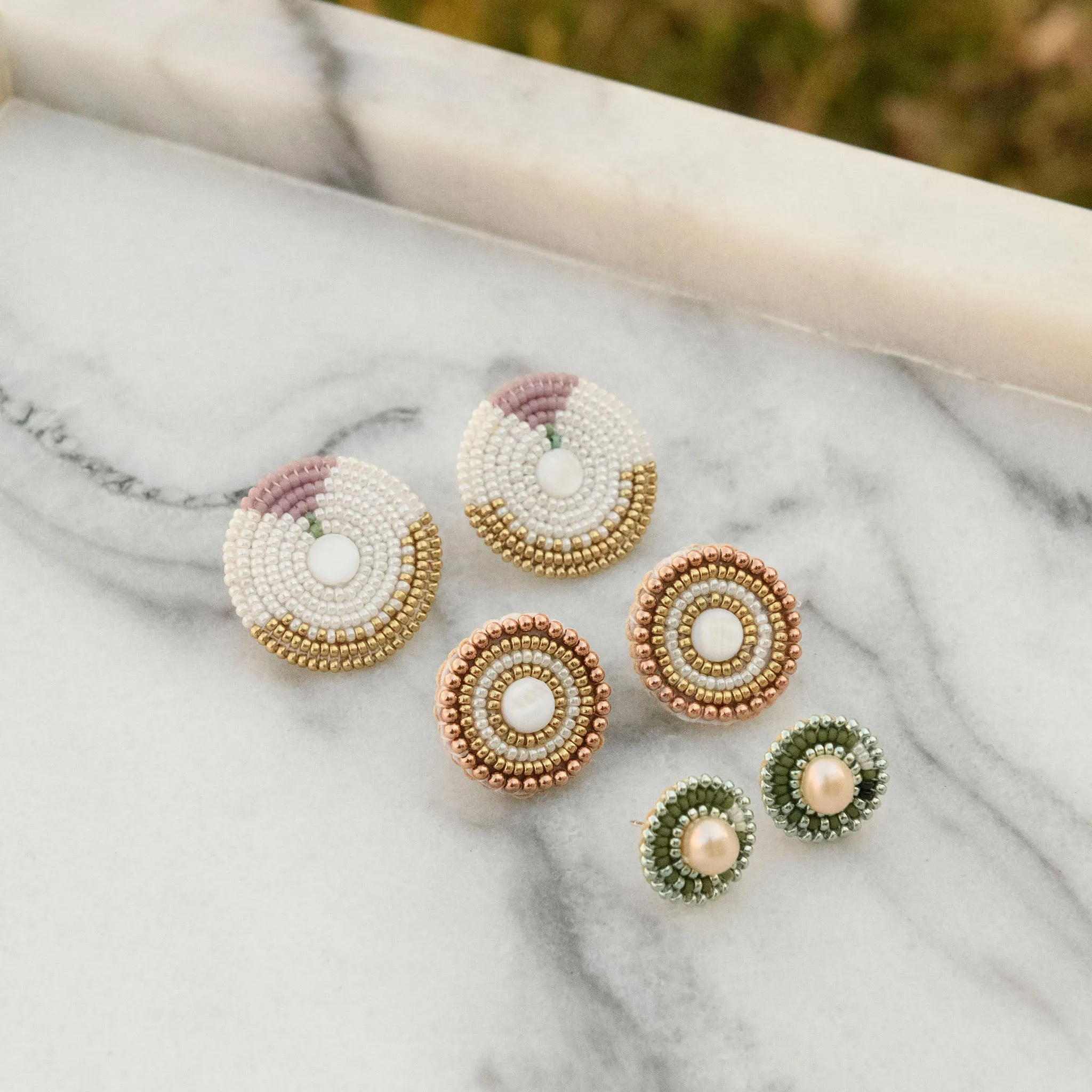 Sage Classic Freshwater Pearl Stud Earrings