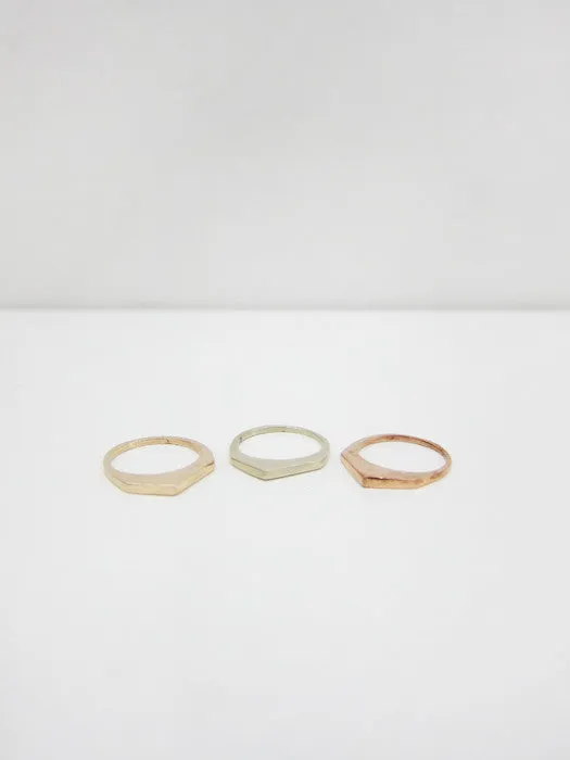 Samma Cutout Ring #5, Bronze