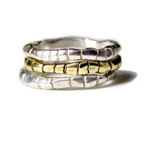 Second-Skin Stacking Rings