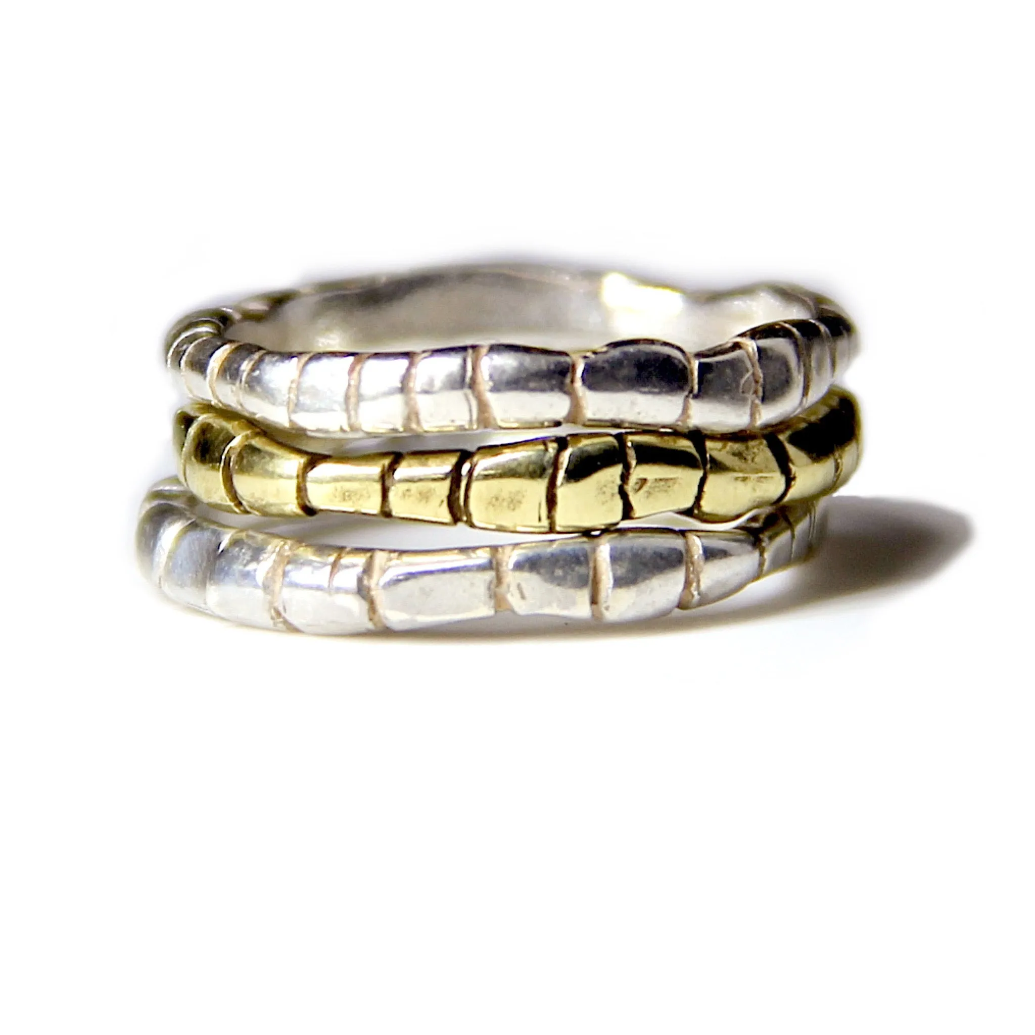 Second-Skin Stacking Rings