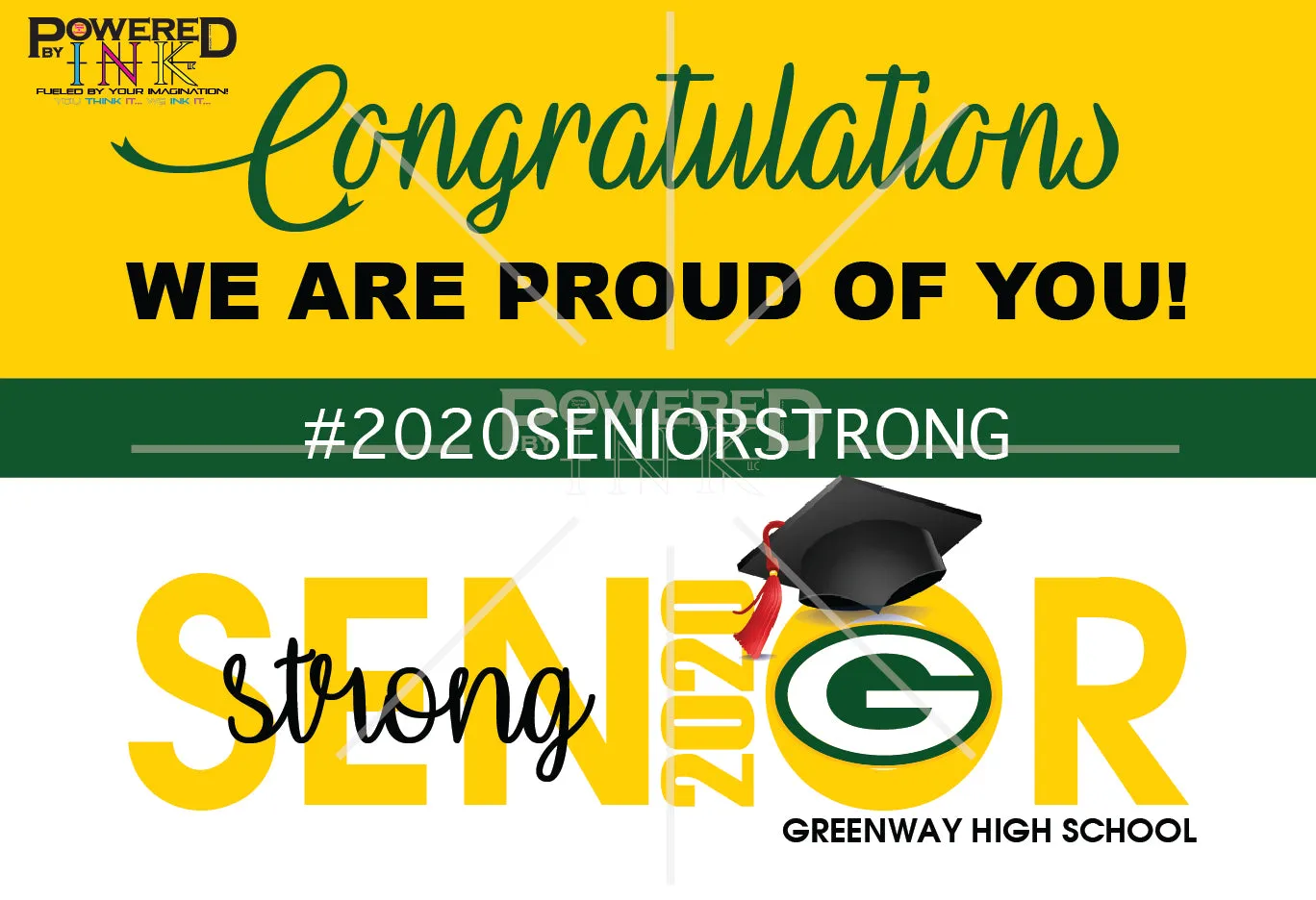 Senior Strong Graduation Yard Signs - 2020