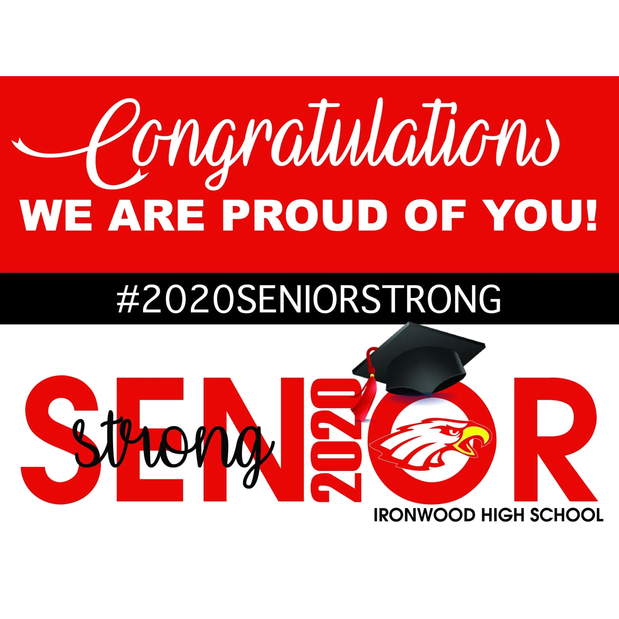 Senior Strong Graduation Yard Signs - 2020