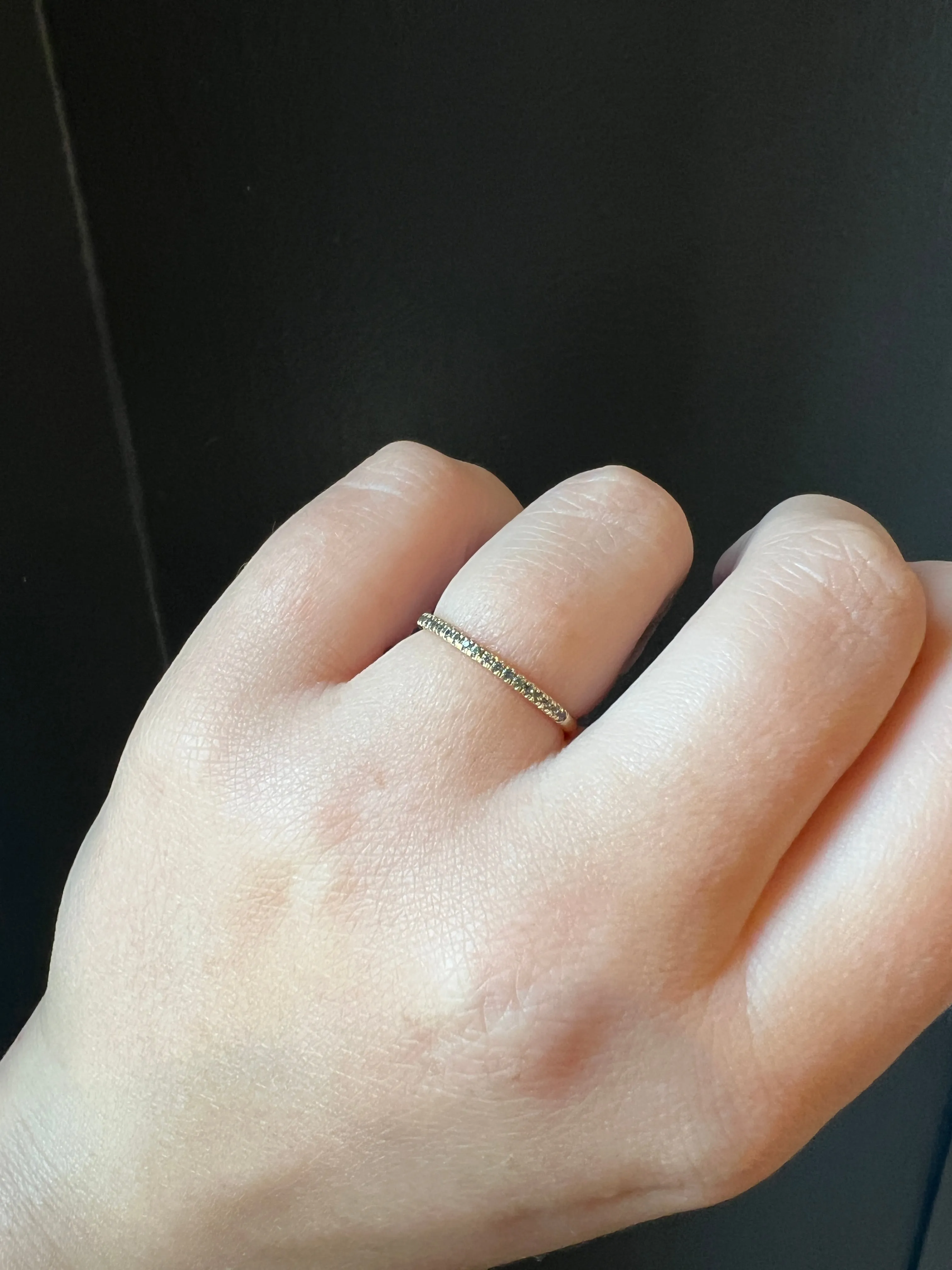 Shades of Green Sapphire Band