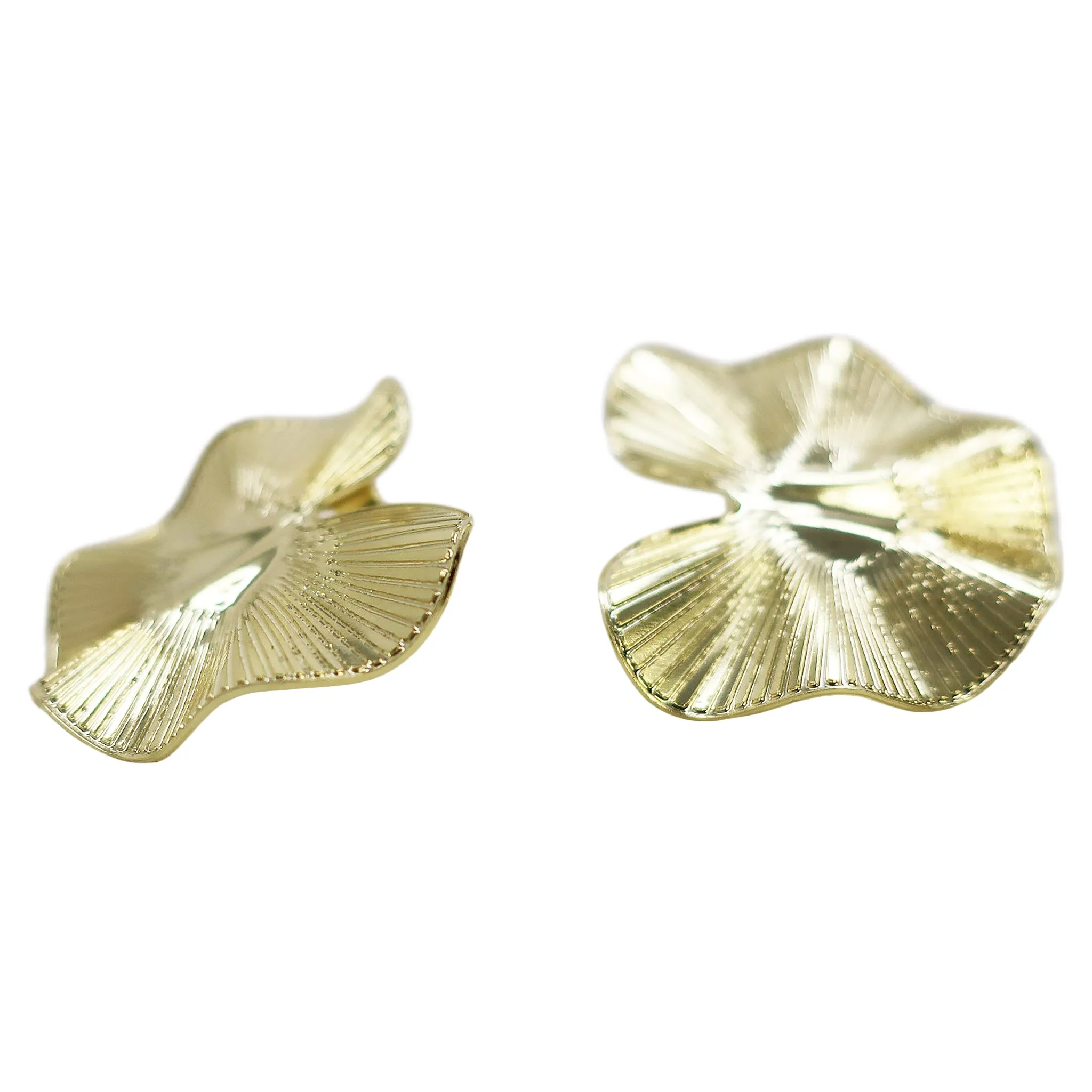 Sheila Fajl Small Clay Stud Earrings in Gold Plated