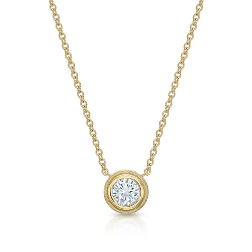 Signature 0.90 ct Round Diamond Pendant