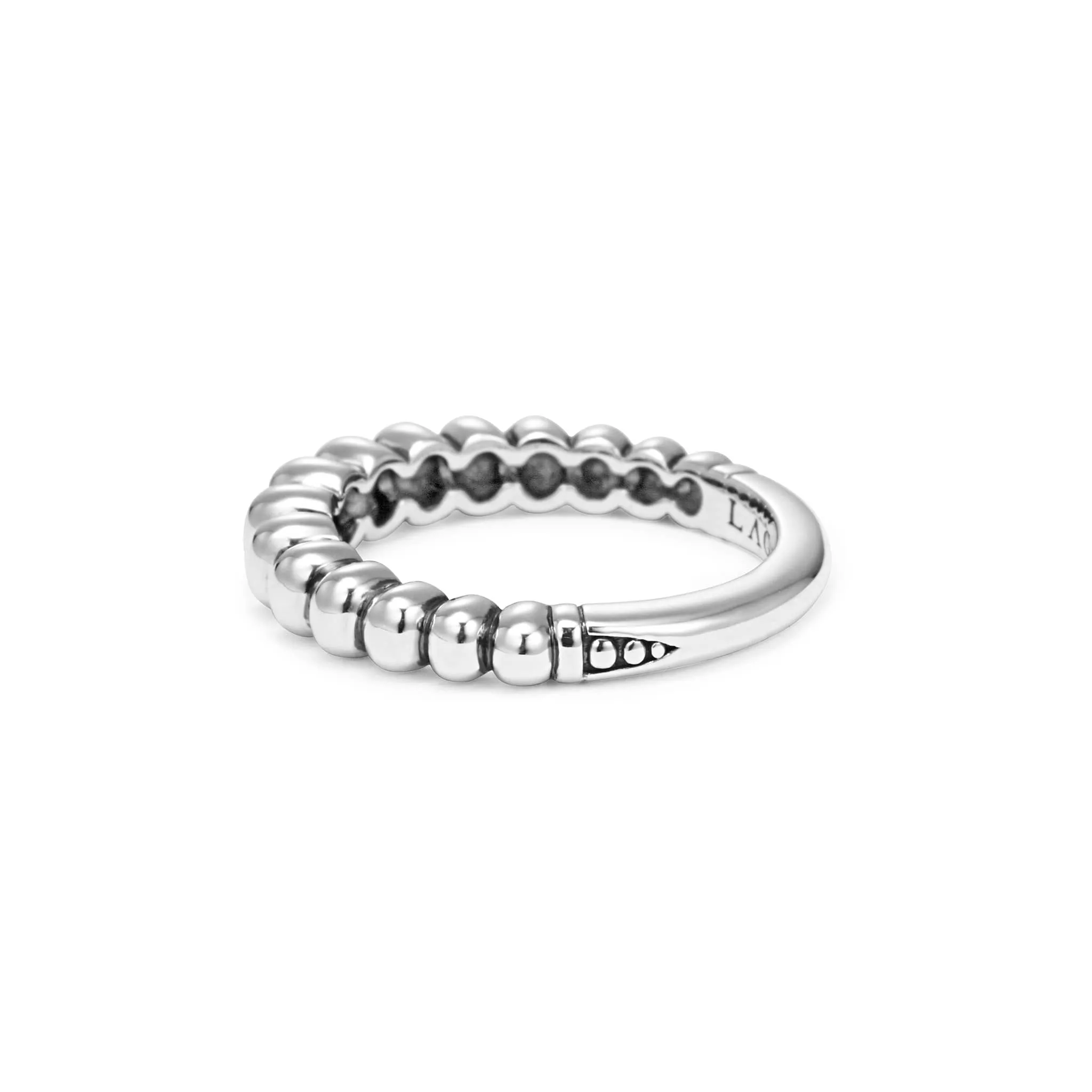 Signature Caviar Fluted Stacking Ring