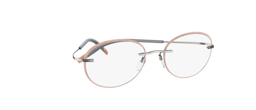 Silhouette Titan Minimal Art The Icon. Accent Rings Demo Eyeglasses 5518 FZ