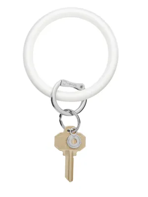 Silicone Big O® Key Ring - Marshmello Pearlized