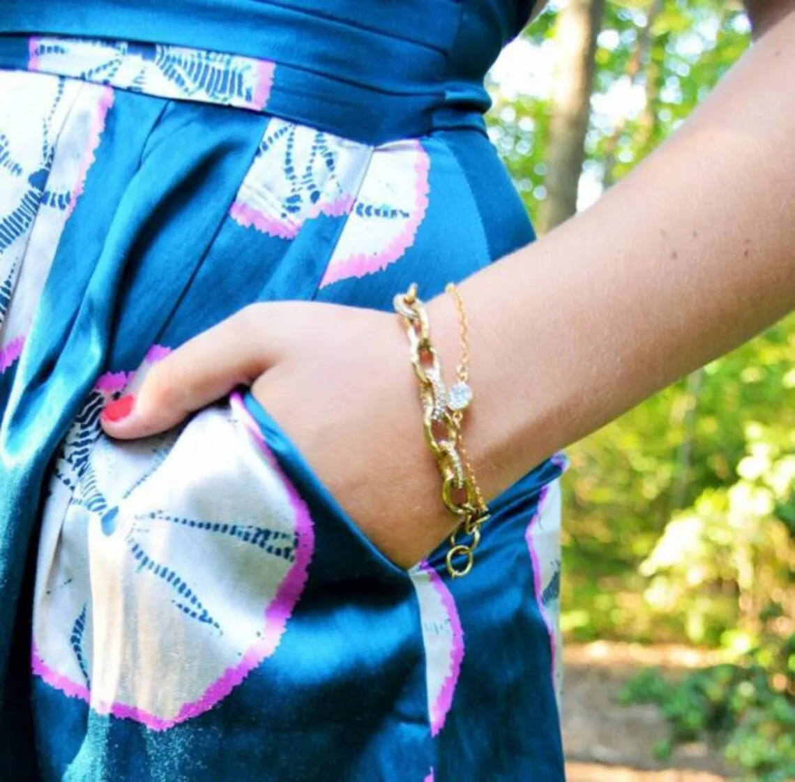 Silver Druzy Dainty 14k Gold Filled Chain Stacking Bracelet