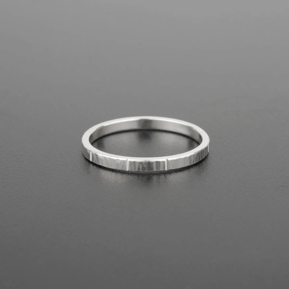 Silver Hashmark Ring