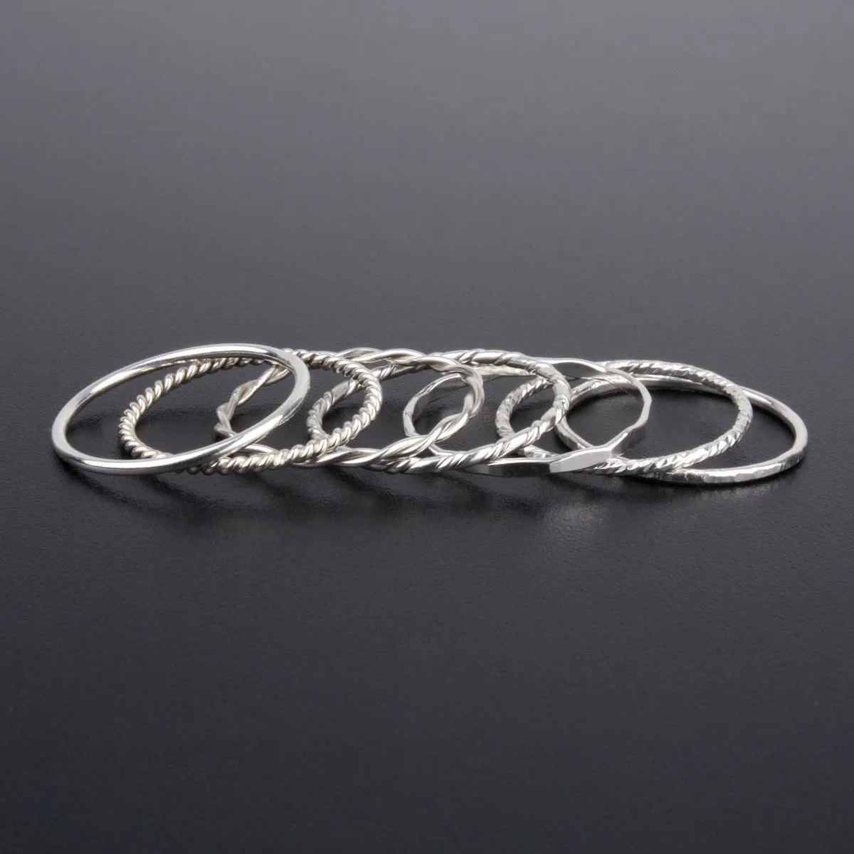 Silver Stacking Ring - Single Ring
