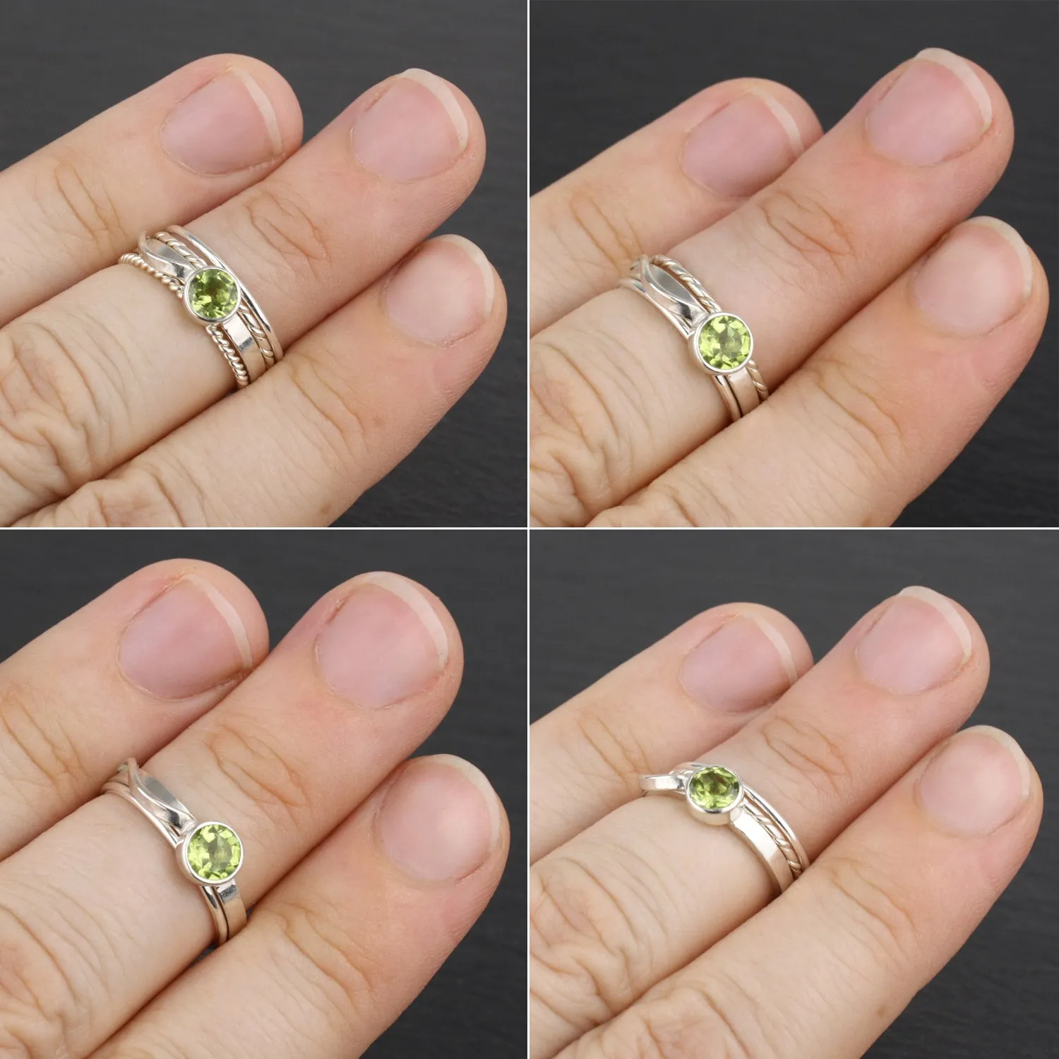 Silver Stacking Ring - Single Ring