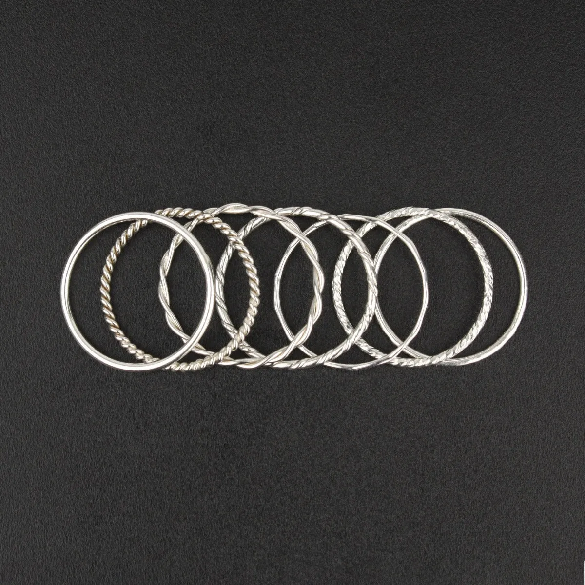 Silver Stacking Ring - Single Ring