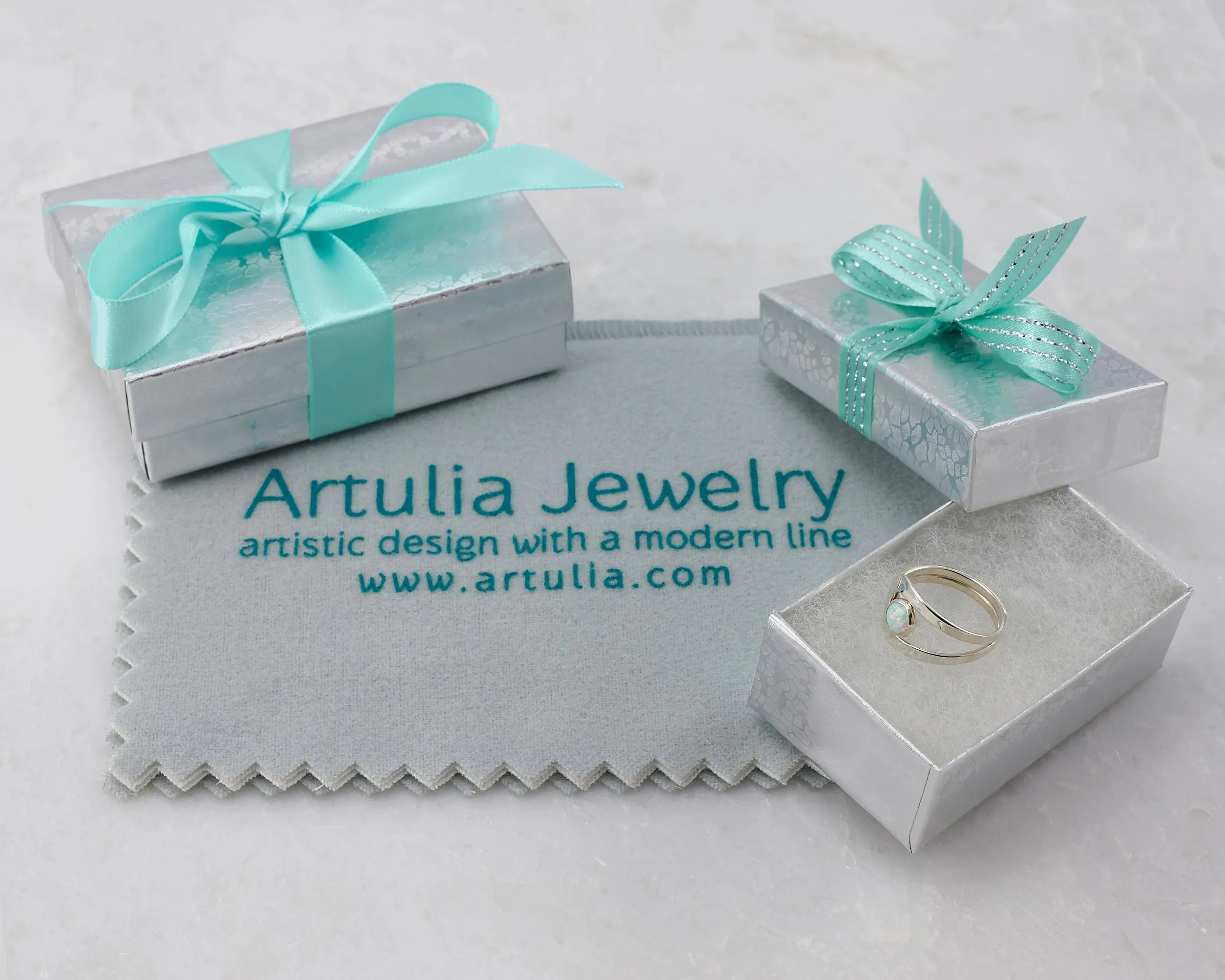 Silver Stacking Rings 3 Finishes