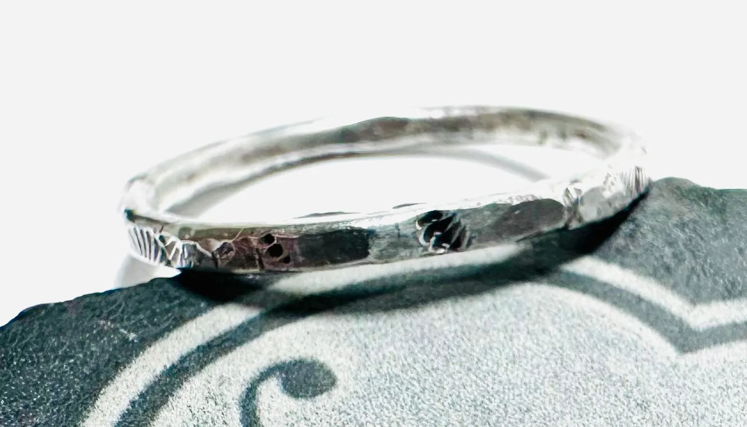 Size 10.5” -Textured Stacking Ring