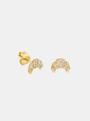 Small Croissant Studs