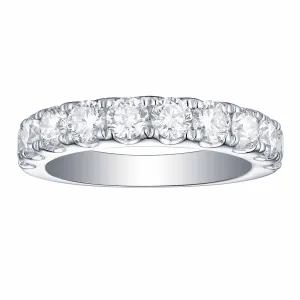 Smiling Rocks Lab Grown Diamond Half Eternity Band (2 ctw) - SRR-00016WHT