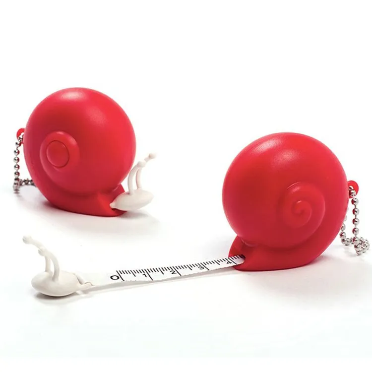 Snail Tape Measure Key Chain