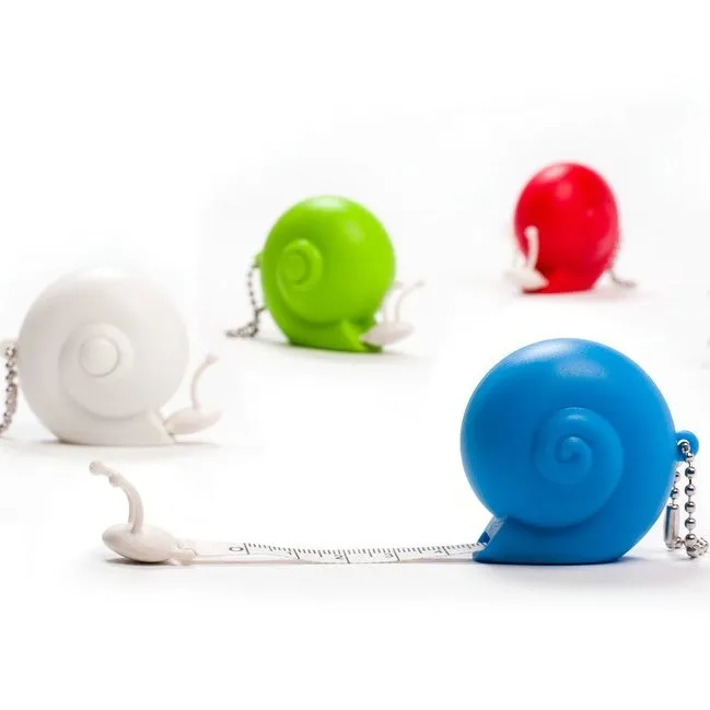 Snail Tape Measure Key Chain