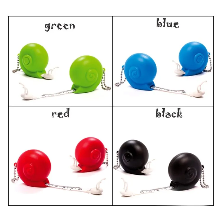 Snail Tape Measure Key Chain