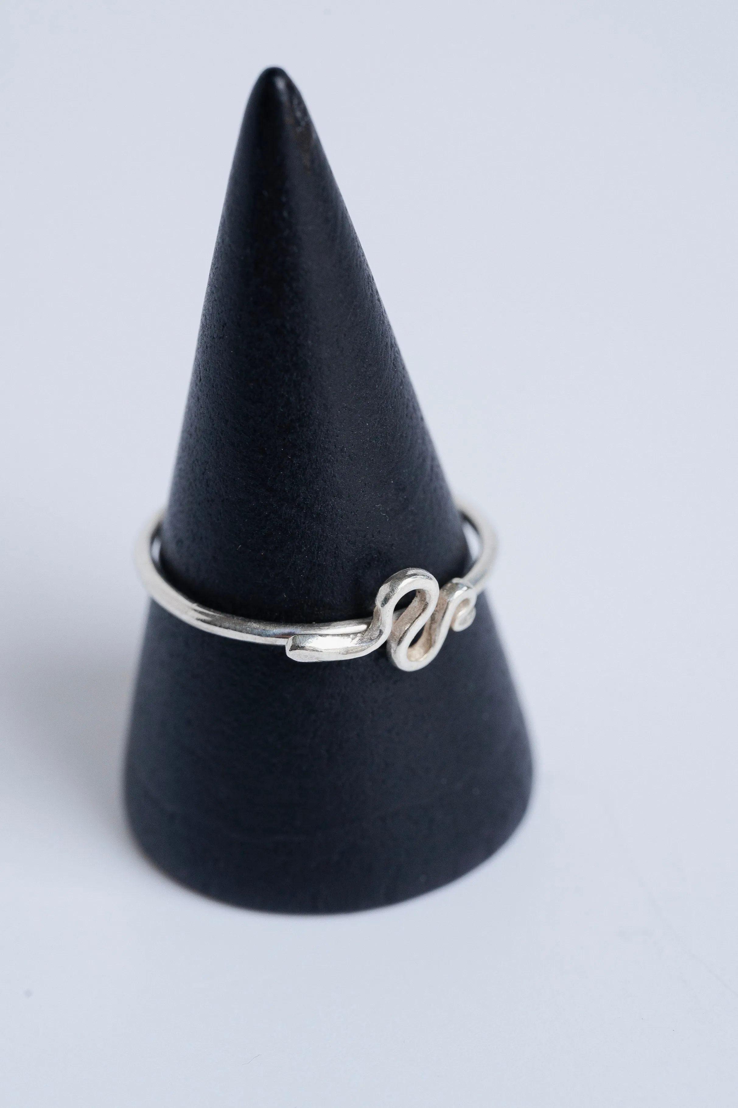 Snake Stacking Ring in Sterling Silver