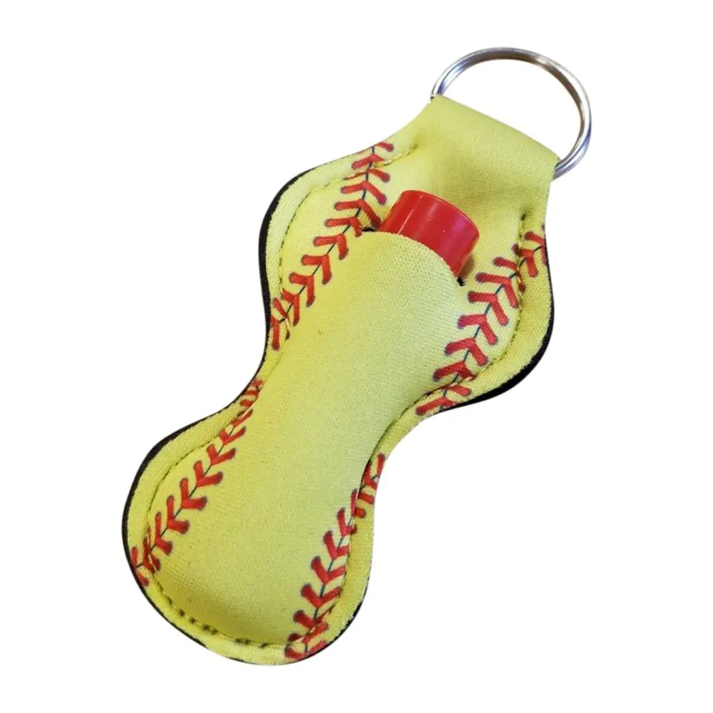 Softball Gifts for Girls Lip Balm Keychains for Softball Team