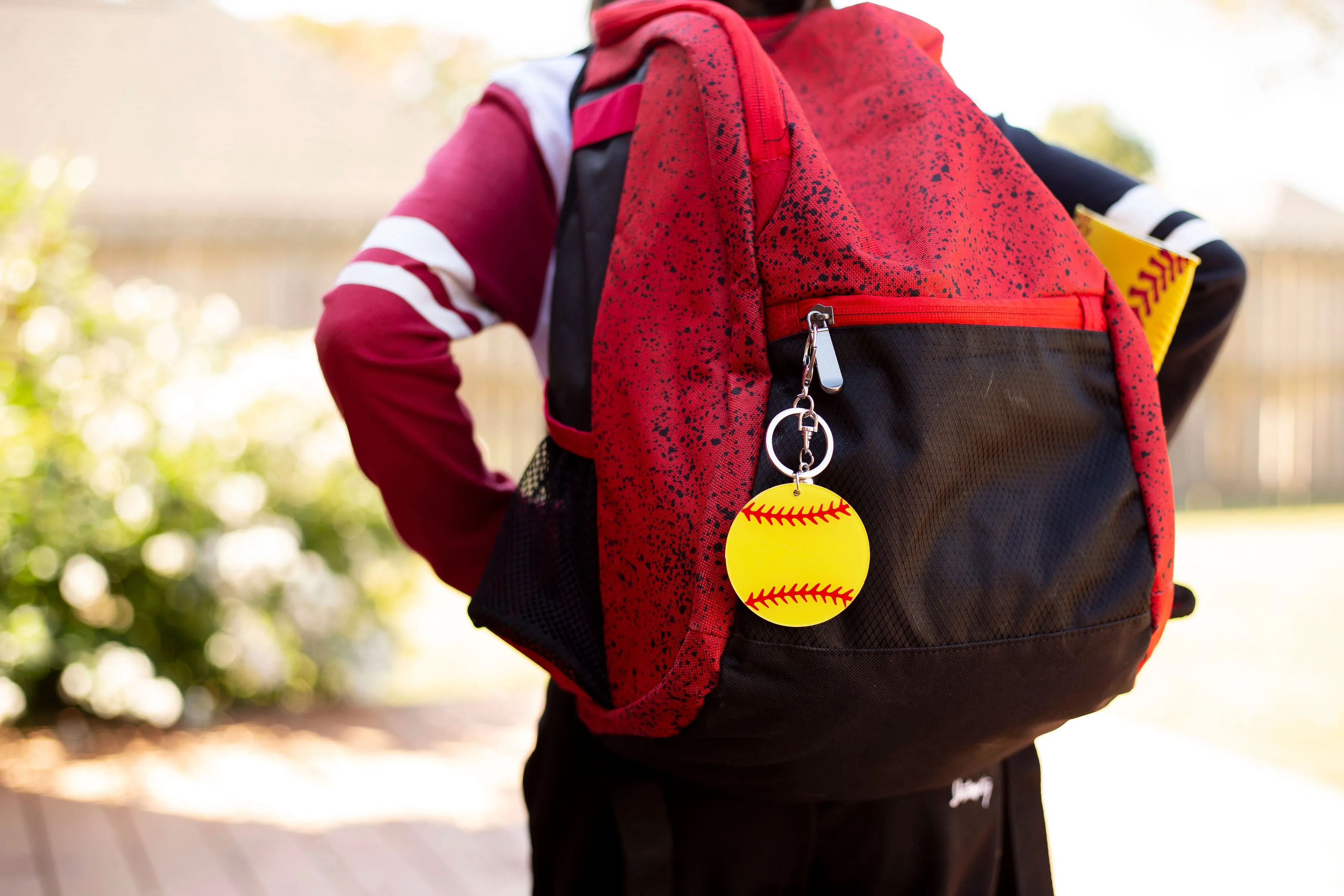 Softball Keychain Blank, Softball Team Gift Idea