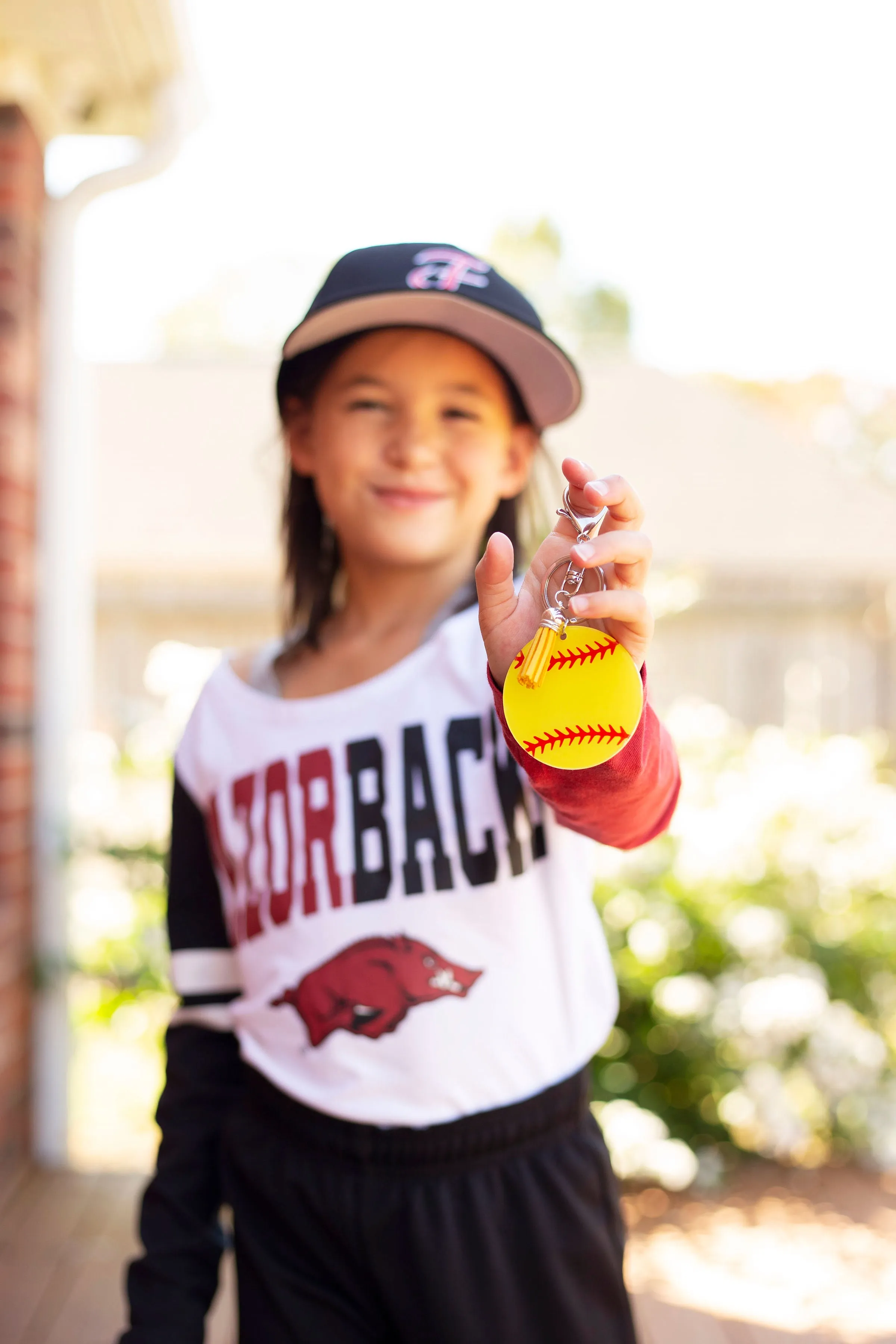 Softball Keychain Blank, Softball Team Gift Idea