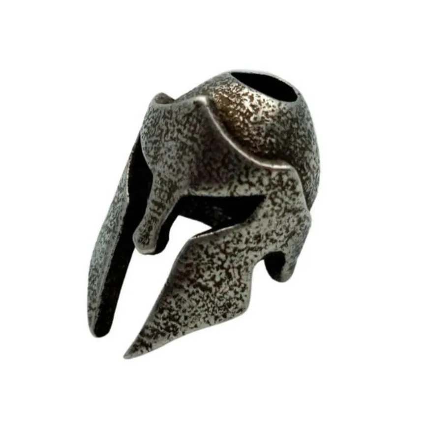 Spartan helmet paracord bead