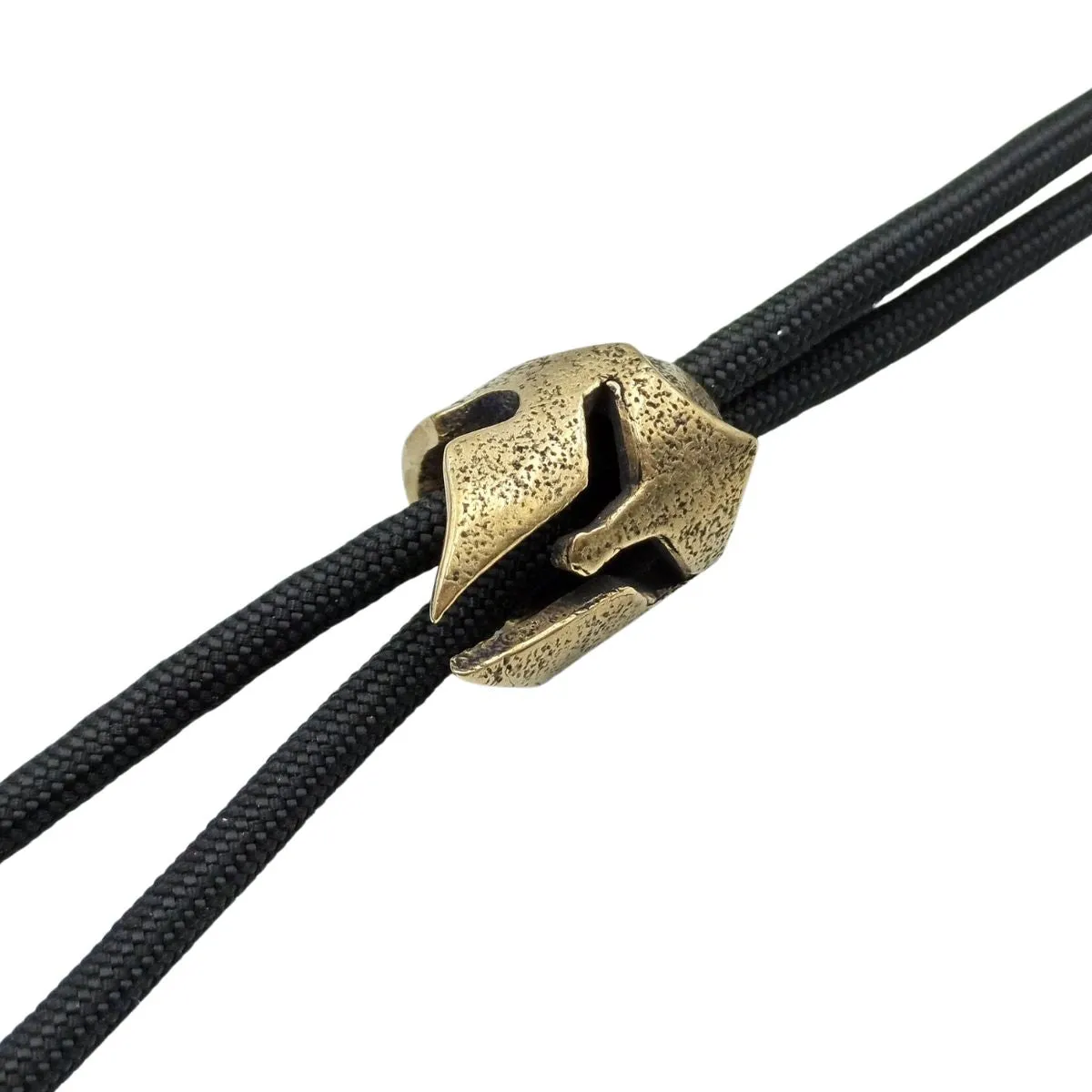 Spartan helmet paracord bead
