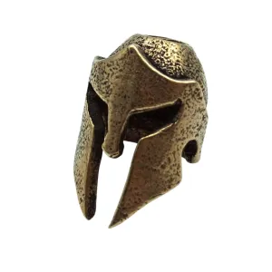 Spartan helmet paracord bead