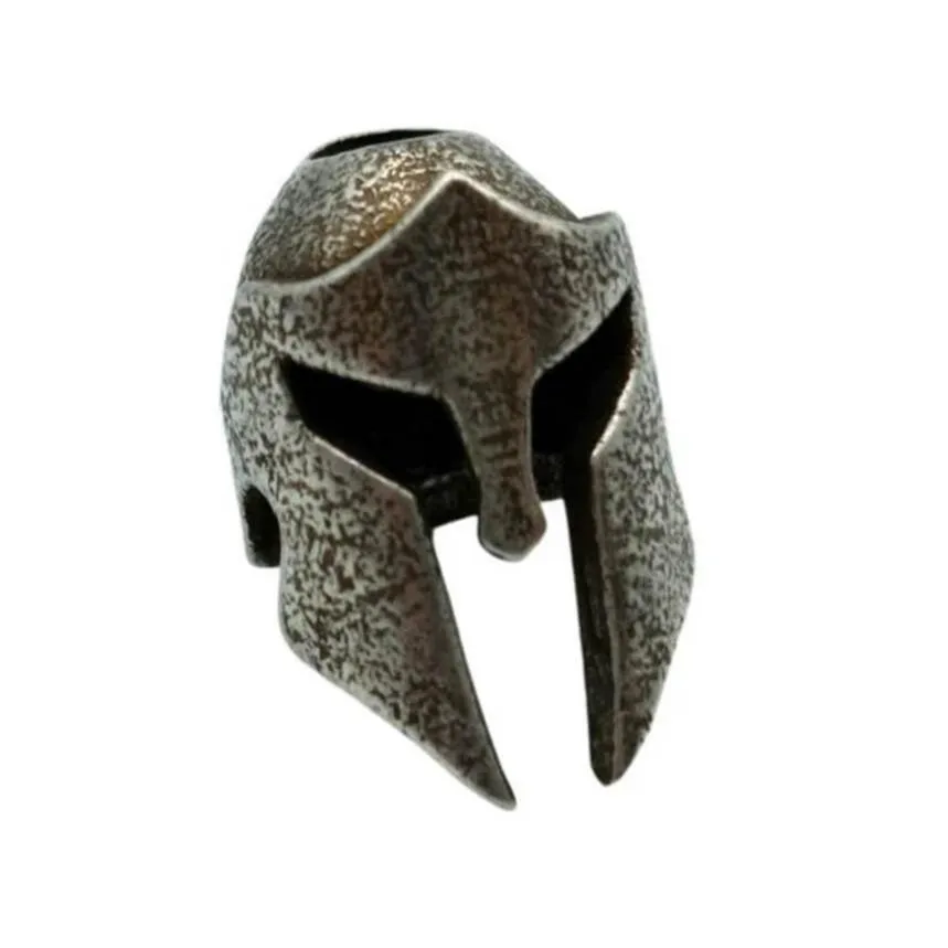 Spartan helmet paracord bead