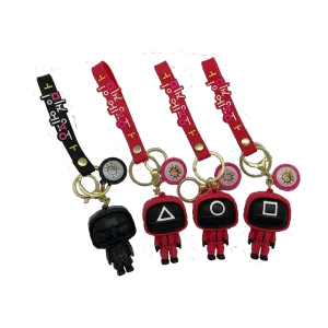 Squid Games Keychain Set
