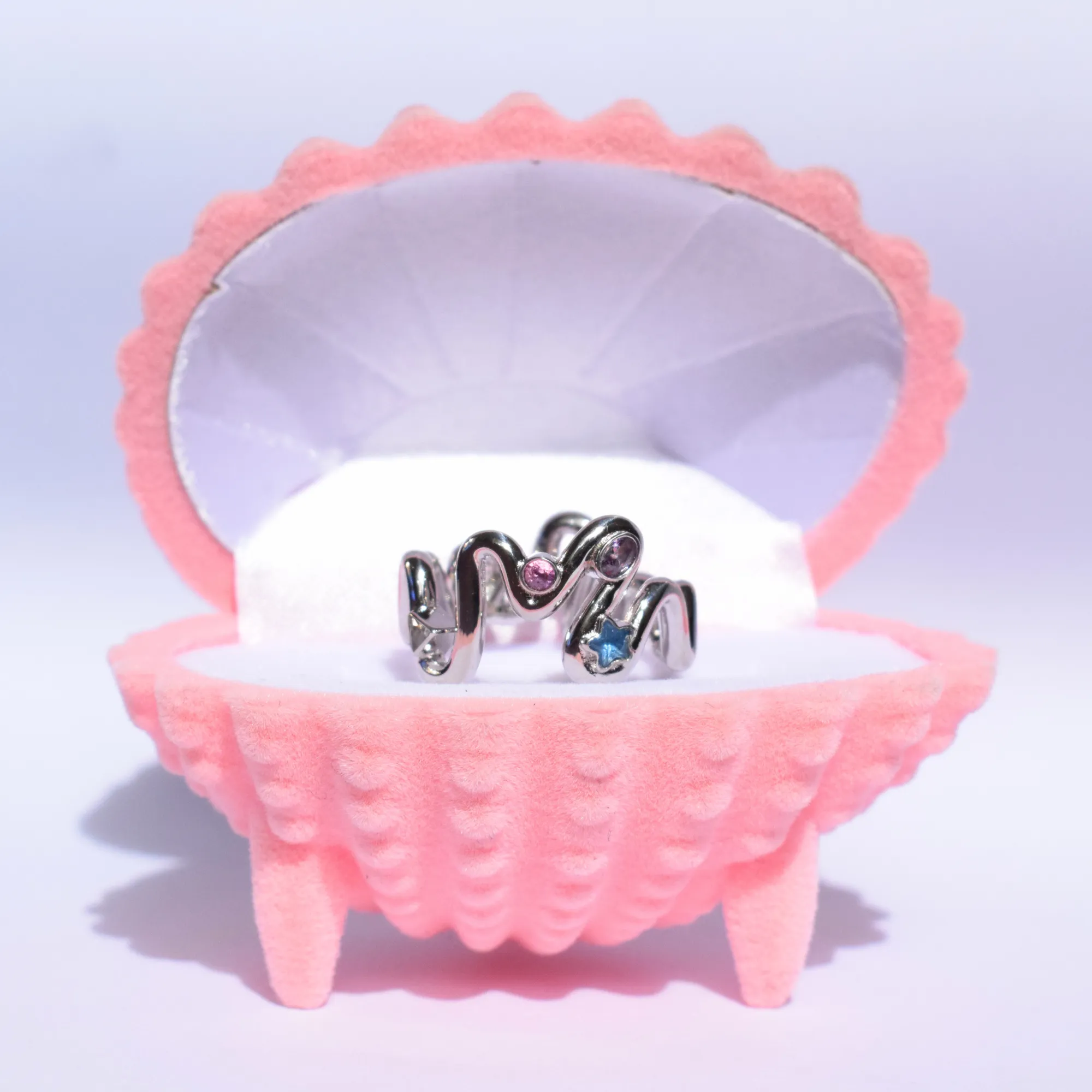 Squiggle Ring Silver