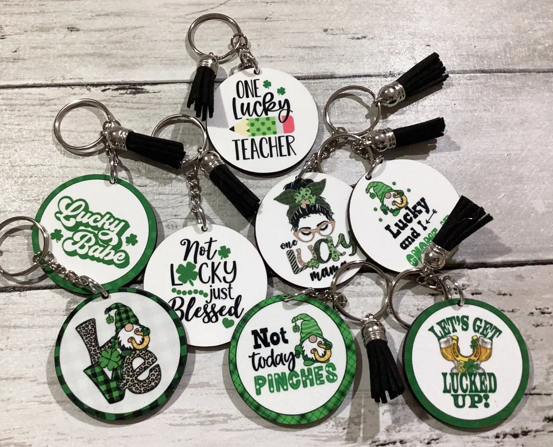 St. Patrick's Day Car Charms & Keychain (No Border) - Wholesale